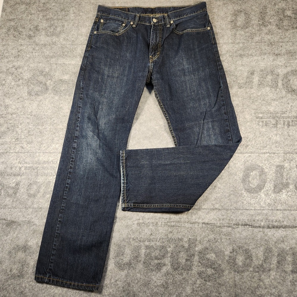 Levi's Men's 505 34x29 Original Straight Fit Jeans - Medium Wash